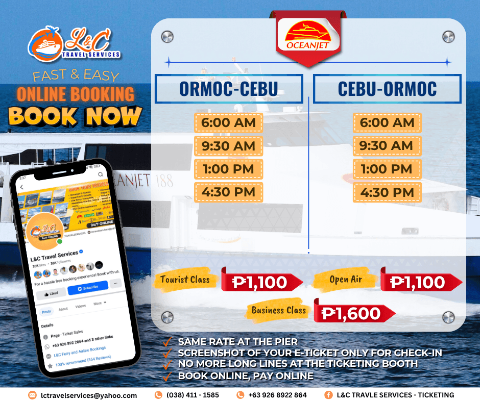 Ormoc to Cebu (vice versa)