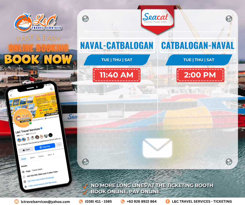 Naval, Biliran to Catbalogan (vice versa)
