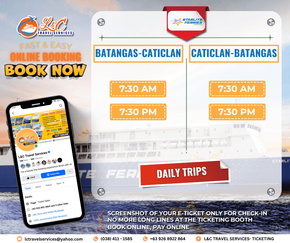 Batangas to Caticlan (vice versa)