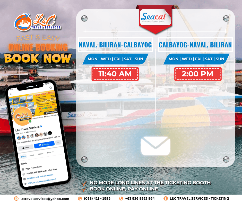 Naval, Biliran to Calbayog (vice versa)